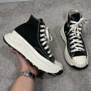 CONVERSE Chuck Taylor 70 AT-CX Sneakers Men 8.5 Women 10 Black White Shoes